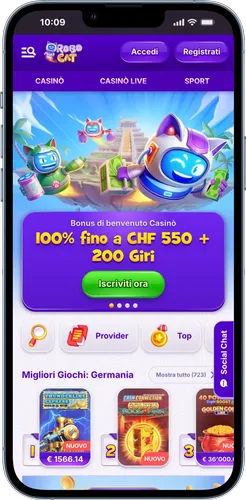 Robocat Casino Avvia la registrazione