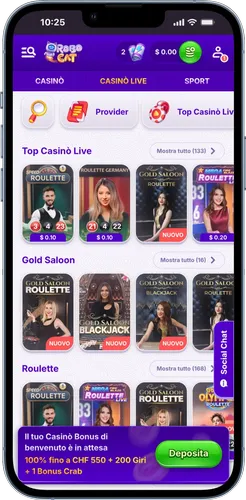 Robocat Casino live