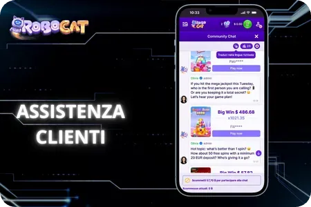 Robocat Casino assistenza clienti